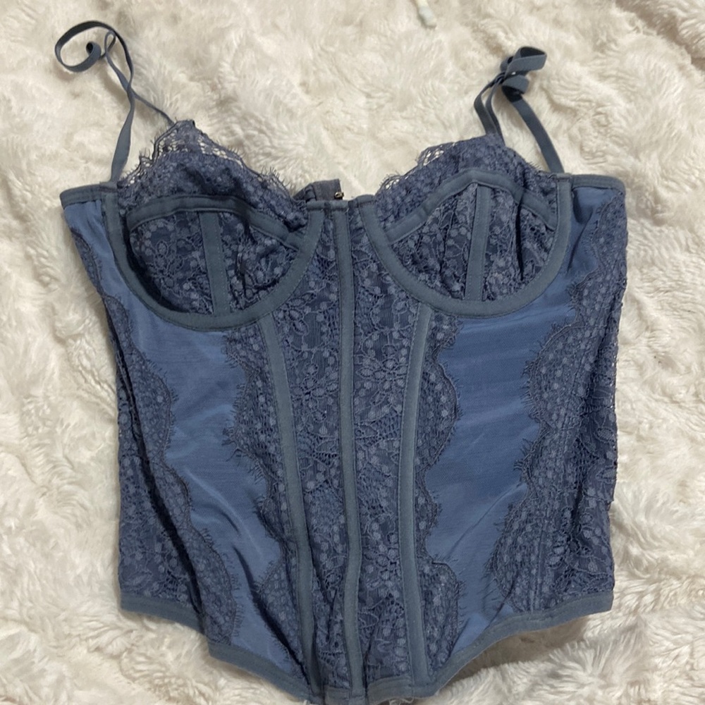 GENTLY WORN BLUE URBAN CORSET